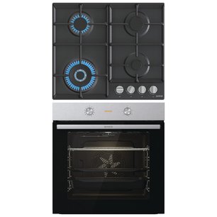 Gorenje (варочная панель GW641EXB + духовой шкаф BO6717E03X) фото в Тюмени