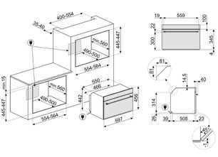Встраиваемая микроволновая печь Смег SF4800MPO фото 4 в Тюмени Встраиваемая микроволновая печь Smeg SF4800MPO фото 4 в Тюмени