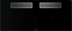 Индукционная варочная поверхность с вытяжкой Kuppersbusch KMI 12850.0 SR-E Silver Chrome фото в Тюмени