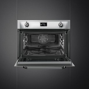 Духовой шкаф комбинированный с микроволновой печью Смег SF4920MCX1 фото 3 в Тюмени Духовой шкаф комбинированный с микроволновой печью Smeg SF4920MCX1 фото 3 в Тюмени