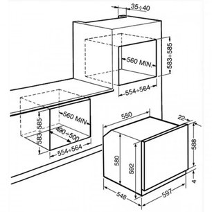 Духовой шкаф Смег SC115A-1 фото 2 в Тюмени Духовой шкаф Smeg SC115A-1 фото 2 в Тюмени