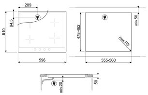 Варочная панель Smeg SI964PM фото 2 в Тюмени
