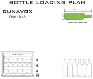 Винный шкаф Dunavox DAV-18.46B.TO фото 4 в Тюмени
