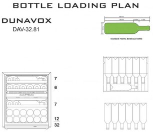 Винный шкаф Dunavox DAV-32.81DB.TO фото 4 в Тюмени