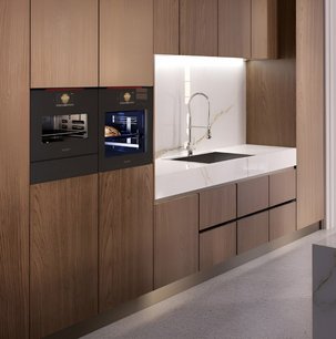 Духовой шкаф с микроволнами и паром Сигначе Китчен Сьют SKSLV2401S фото 4 в Тюмени Духовой шкаф с микроволнами и паром Signature Kitchen Suite SKSLV2401S фото 4 в Тюмени