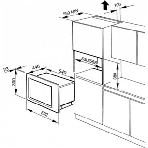 Микроволновая печь Smeg FME24X-2 фото 2 в Тюмени