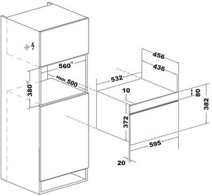 Встраиваемая микроволновая печь Korting KMI 830 GNBX фото 3 в Тюмени