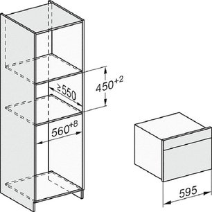 Встраиваемая комби-пароварка Miele DGC 7840 OBSW фото 3 в Тюмени