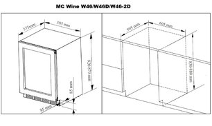 Винный шкаф MC Wine W46B фото 3 в Тюмени