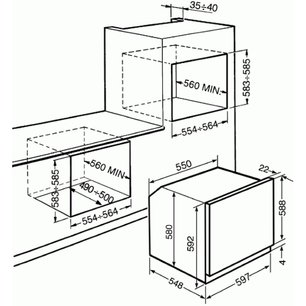 Духовой шкаф Смег SF170X фото 2 в Тюмени Духовой шкаф Smeg SF170X фото 2 в Тюмени