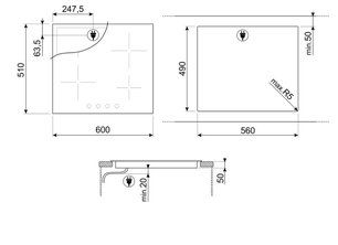 Варочная панель Смег SE364ETBM фото 4 в Тюмени Варочная панель Smeg SE364ETBM фото 4 в Тюмени