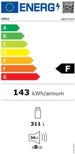 Встраиваемый холодильник Smeg S8L1721F фото 3 в Тюмени