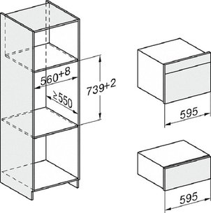 Встраиваемая пароварка с СВЧ Miele DGM7840 OBSW фото 4 в Тюмени