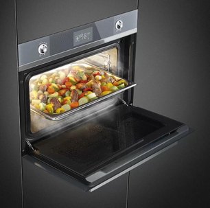 Духовой шкаф комбинированный с пароваркой Смег SF4102VCS фото 2 в Тюмени Духовой шкаф комбинированный с пароваркой Smeg SF4102VCS фото 2 в Тюмени