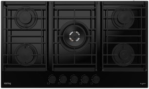 Газовая стеклянная варочная панель Кертинг HGG 9955 CTN фото в Тюмени Газовая стеклянная варочная панель Korting HGG 9955 CTN фото в Тюмени