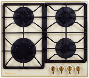 Газовая варочная поверхность Kuppersberg FQ663 C Gold фото в Тюмени