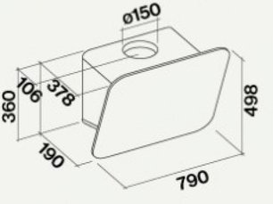 Вытяжка Фалмек Tab 80 White фото 2 в Тюмени Вытяжка Falmec Tab 80 White фото 2 в Тюмени