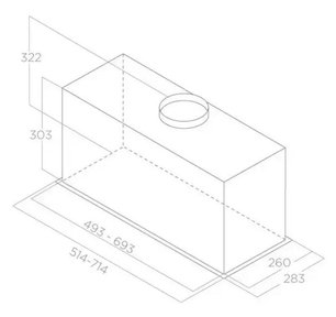 Встраиваемая вытяжка Элика LANE SENSOR BL MAT/A/72 старая версия фото 2 в Тюмени Встраиваемая вытяжка Elica LANE SENSOR BL MAT/A/72 старая версия фото 2 в Тюмени
