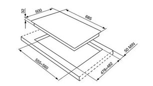 Варочная панель Smeg SRV864OGH фото 2 в Тюмени