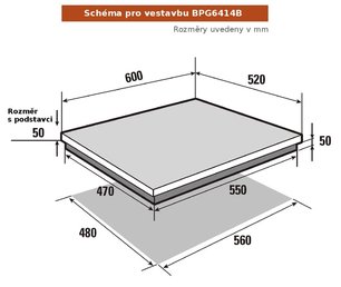 Газовая варочная панель Brandt BPG6414B фото 4 в Тюмени