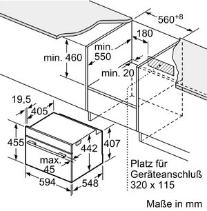 Компактный духовой шкаф Bosch CSG 856 RC7 фото 4 в Тюмени