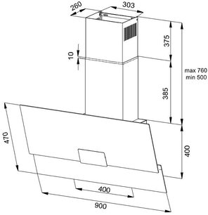 Вытяжка Кертинг KHC 96373 BXGN фото 4 в Тюмени Вытяжка Korting KHC 96373 BXGN фото 4 в Тюмени