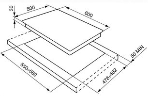Варочная панель Smeg SPR864AVOGH фото 2 в Тюмени