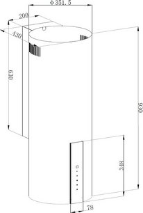 Вытяжка Кертинг KHC 35969 DN Cylinder фото 2 в Тюмени Вытяжка Korting KHC 35969 DN Cylinder фото 2 в Тюмени