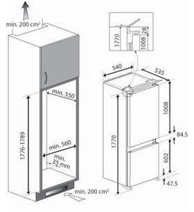 Встраиваемый холодильник Teka CI 320 фото 2 в Тюмени