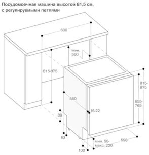 Встраиваемая посудомоечная машина Гаггенау DF480163F фото 2 в Тюмени Встраиваемая посудомоечная машина Gaggenau DF480163F фото 2 в Тюмени