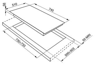 Варочная панель Smeg PVB750 фото 4 в Тюмени
