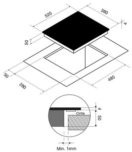 Индукционная варочная панель Pando PI-DOM фото 3 в Тюмени