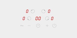 Электрическая варочная панель Korting HK 60003 BW фото 3 в Тюмени