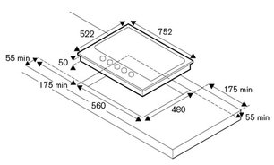 Варочная панель Bertazzoni P755CMODNE фото 4 в Тюмени