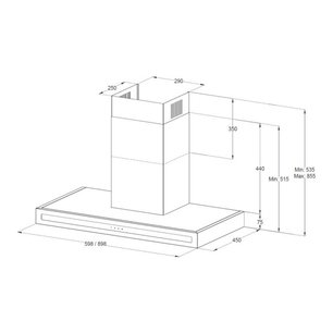 Купольная вытяжка Кертинг KHC 6877 N фото 3 в Тюмени Купольная вытяжка Korting KHC 6877 N фото 3 в Тюмени