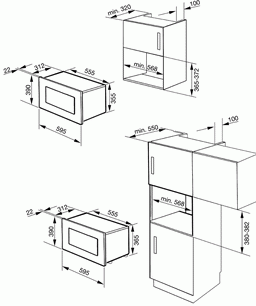 Микроволновая печь Smeg MP322X фото 4 в Тюмени