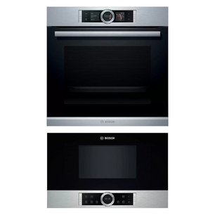 Bosch (духовой шкаф HBG636ES1 + микроволновая печь BFL 634GS1) фото в Тюмени Bosch (духовой шкаф HBG636ES1 + микроволновая печь BFL 634GS1) фото в Тюмени