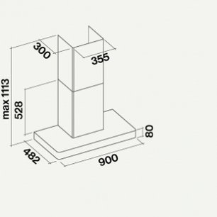 Вытяжка Фалмек Stilo 90 white wall (NRS) фото 4 в Тюмени Вытяжка Falmec Stilo 90 white wall (NRS) фото 4 в Тюмени