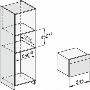 Встраиваемая комби-пароварка Miele DGC 7840 EDST/CLST фото 3 в Тюмени