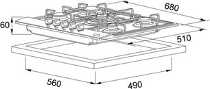 Независимая варочная панель Франке FHL 704 4G XS C фото 2 в Тюмени Независимая варочная панель Franke FHL 704 4G XS C фото 2 в Тюмени