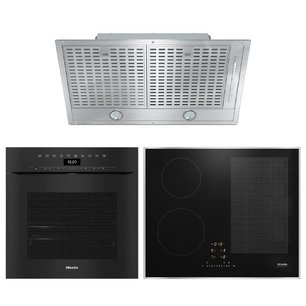 Miele (варочная панель KM7464 FR + духовой шкаф H7260B OBSW + вытяжка DA 2578) фото в Тюмени Miele (варочная панель KM7464 FR + духовой шкаф H7260B OBSW + вытяжка DA 2578) фото в Тюмени