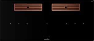 Индукционная варочная поверхность с вытяжкой Kuppersbusch KMI 12850.0 SR-S Copper фото в Тюмени