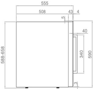 Встраиваемый винный шкаф Pando PVMAVP 60-23CRR W фото 3 в Тюмени