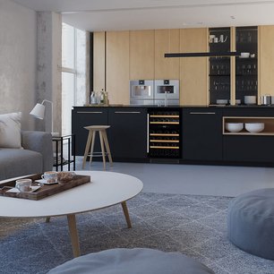 Встраиваемый винный шкаф Dunavox DAUF-38.100DMB фото 4 в Тюмени