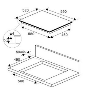 Варочная панель Bertazzoni P604IM2G5NE фото 4 в Тюмени