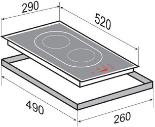 Стеклокерамическая варочная панель Zigmund Shtain CI 29.3 W фото 4 в Тюмени