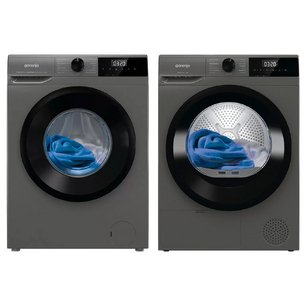 Gorenje (стиральная машина W2NHPI62SCSS + сушильная машина D2HNE82/C) фото в Тюмени