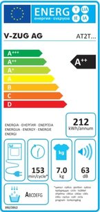 Сушильная машина V-ZUG AdoraDry V2000 AT2TWHW R фото 4 в Тюмени