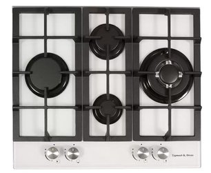 Газовая варочная панель из закаленного стекла Zigmund Shtain M 25.6 W фото в Тюмени