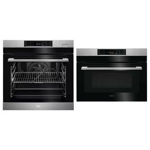 AEG (духовой шкаф BSK788380M + микроволновая печь KMK721880M) фото в Тюмени